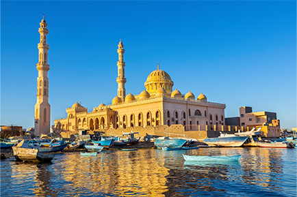 Hurghada Mosquée bateaux