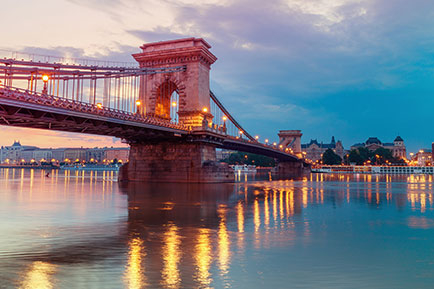 Hongrie Budapest pont chain bridge