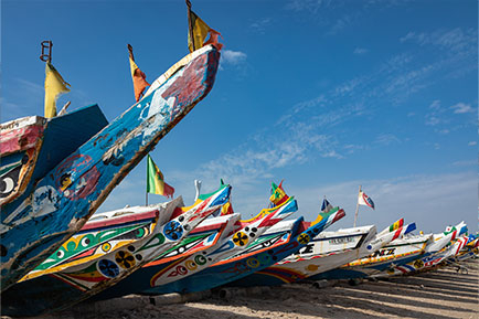 Senegal Dakar Bateaux peche