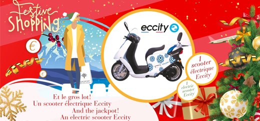 Festive Shopping  - Gagnez un scooter à l'aéroport Nice Côte d'Azur