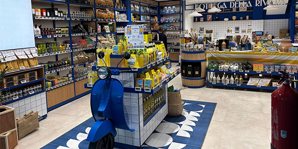 Bottega della Riviera Interieur boutique